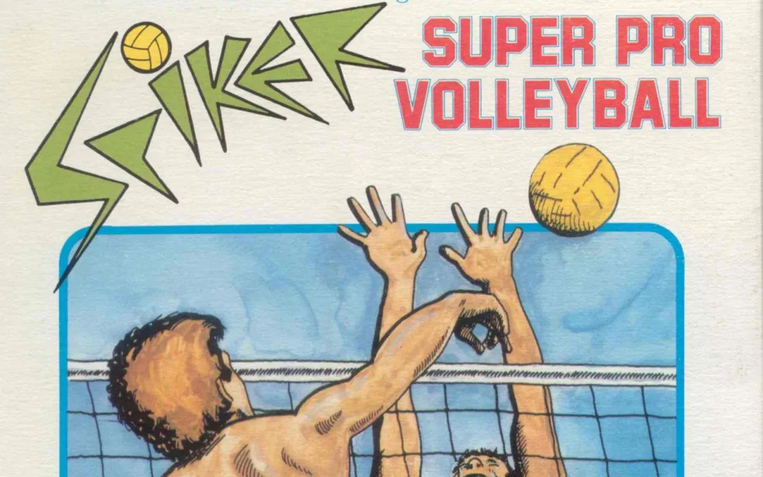 Intellivision Spiker Super Pro Volleyball Box Top